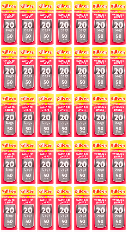 35 x Killeen Swing Bin 50 Litre - 20 Pack