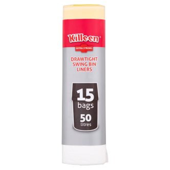 24 x Killeen Swing Bin Drawtight 90 Litre 15 Pack