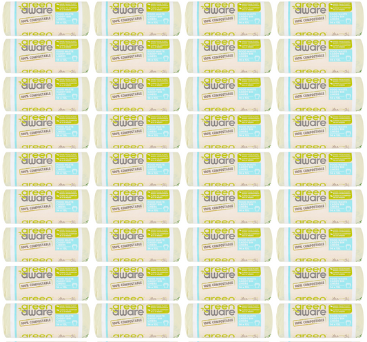 36 x Greenaware Compostable Food Waste Bag 12 Litre - 14 Pack