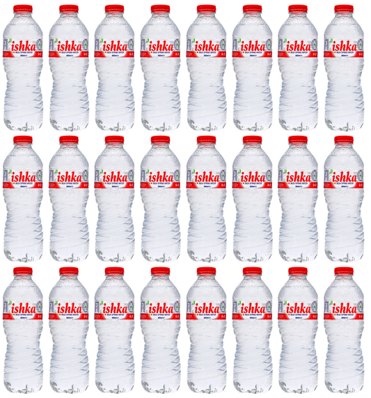 24 x Ishka Spring Water Flat Cap 500Ml