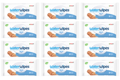 12 x Waterwipes Baby Wipes 60 Pack