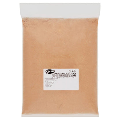 Gem Soft Light Brown Sugar 3Kg