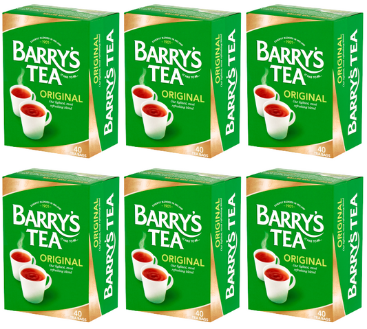 6 x Barry'S Original Teabags 40'S