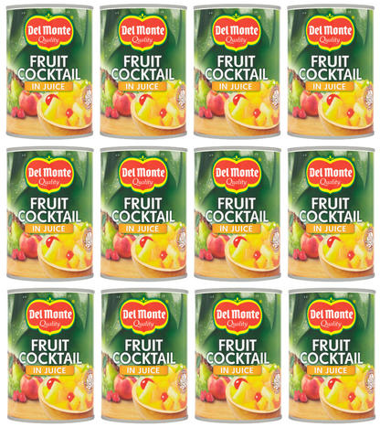 12 x Del Monte Fruit Cocktail In Juice 415Gm