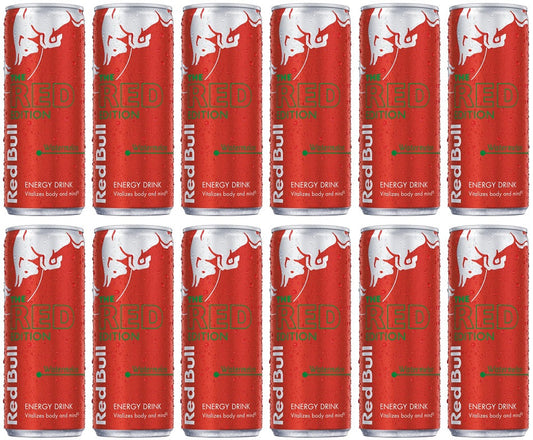 12 x Red Bull Energy Drink Editions Watermelon - 250ML
