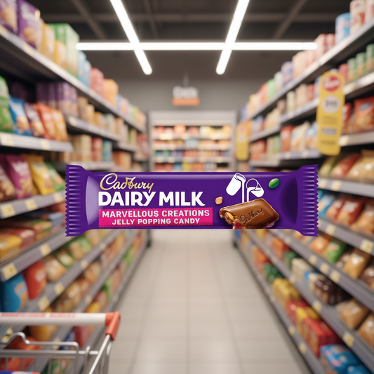 24 x Cadbury Dairy Milk Mc Jelly Popping - 47GM