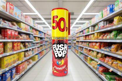 20 x Bazooka Push Pops - 16GM