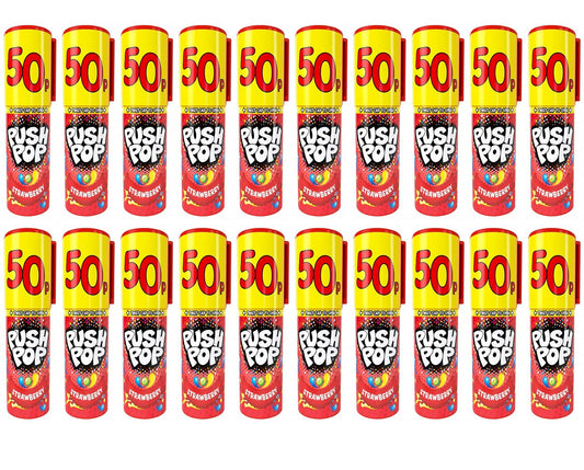 20 x Bazooka Push Pops - 16GM