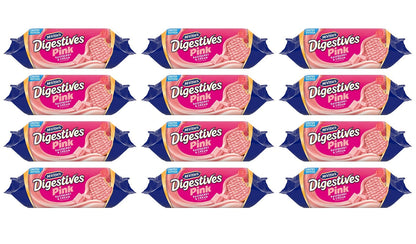 12 x Raspberry White Digestives - 232GM
