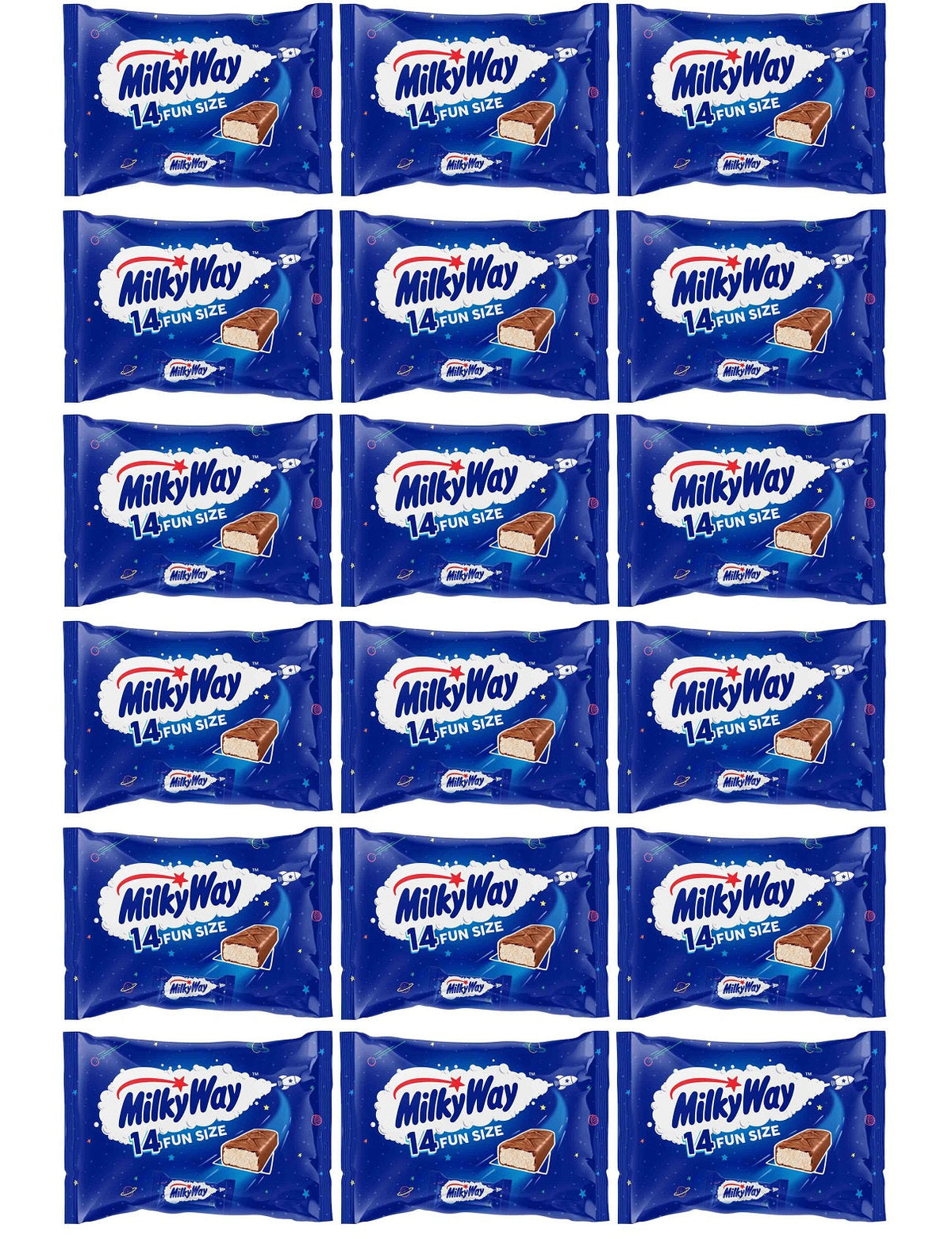 18 x Milky Way Funsize - 227GM
