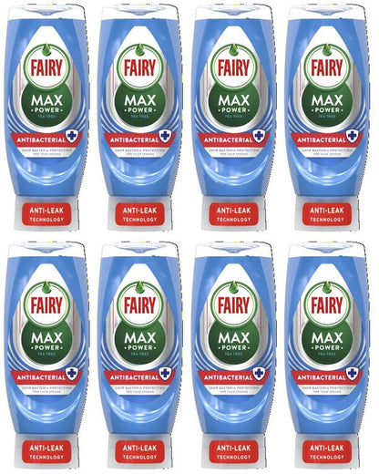 8 x Fairy Max Power Antibacterial - 450ML
