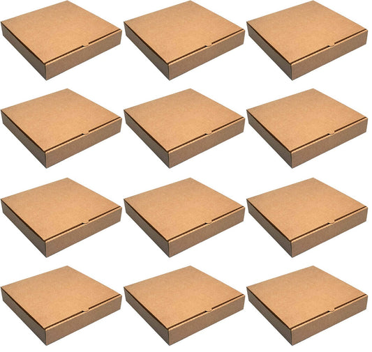 12   Freshly Baked Pizza Box Corrugated 100Pk