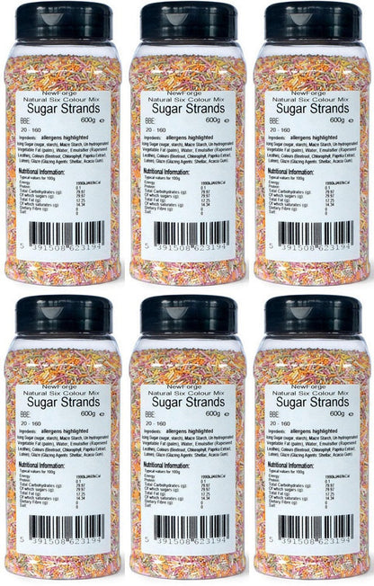 6 x Newforge Sugar Strands 600G