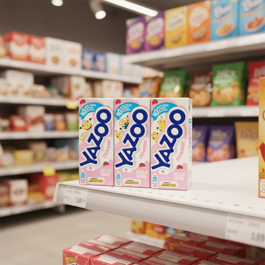 10 x Yazoo Milk Drink Nas Strawberry 3Pk - 3X200Ml