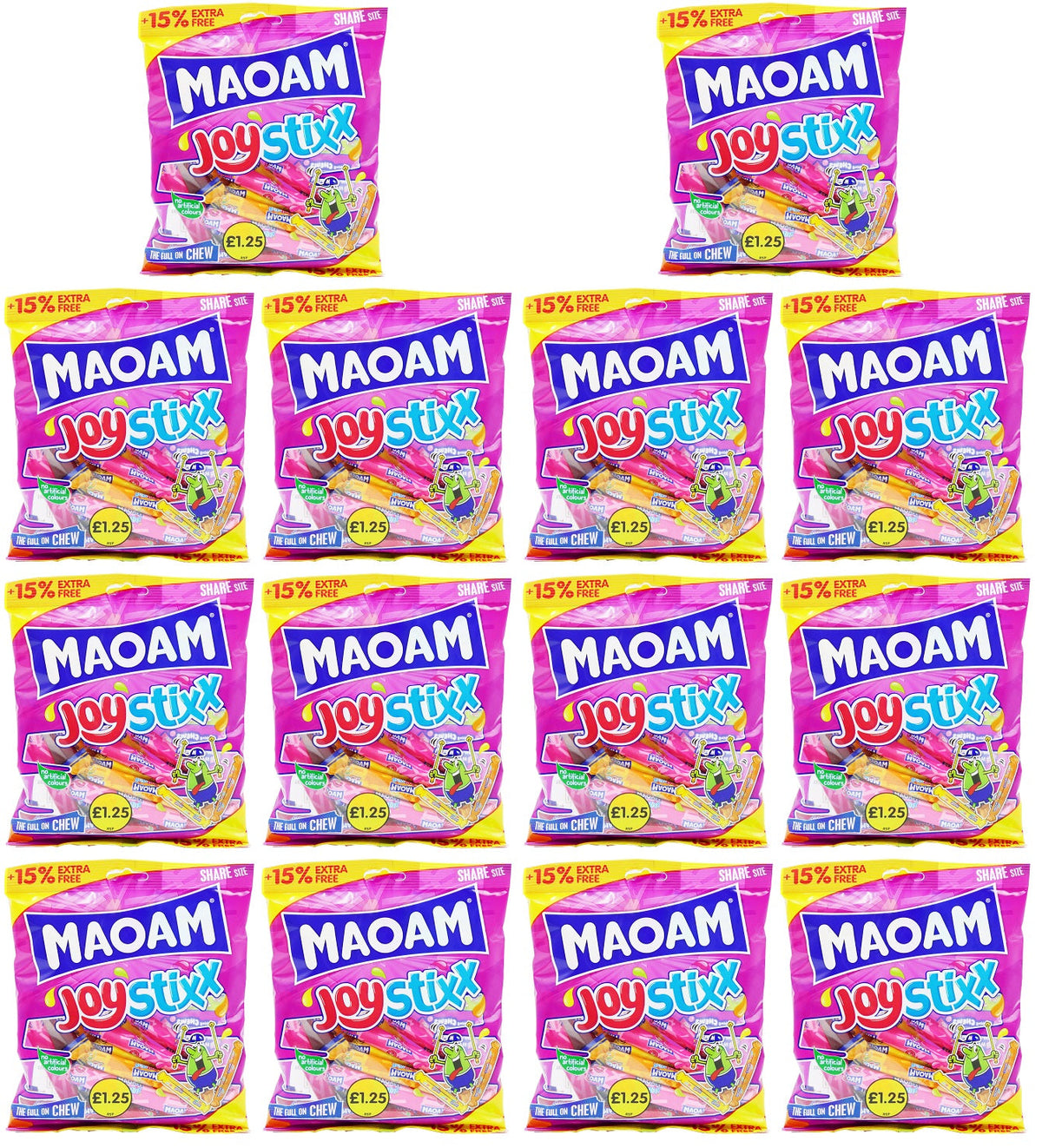 14 x Haribo Maoam Joystixx (15% Extra Free) - 161GM