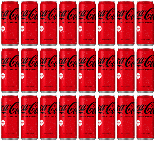 24 x Coke Zero Cans 330Ml