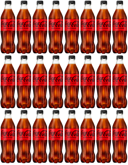 24 x Coke Zero Contour 500Ml