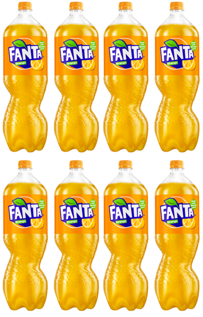8 x Fanta Orange 1.75Ltr