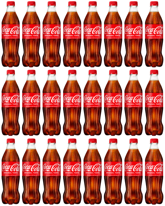 24 x Coca Cola Contour (Coke) 500Ml