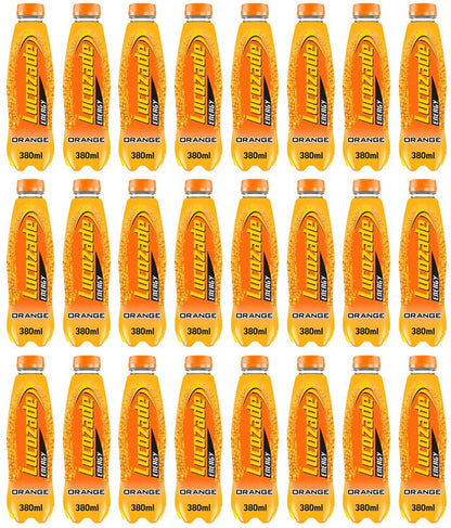 24 x Lucozade Energy Orange 380Ml