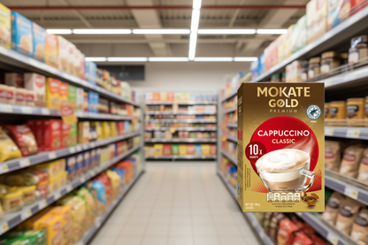 12 x Mokate Gold Premium Cappuccino Classic - 140GM