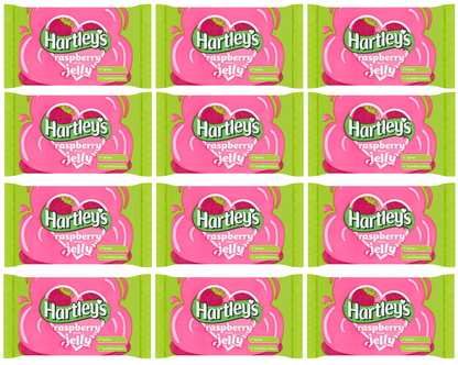 12 x Hartleys Jelly Raspberry Packet Packet
