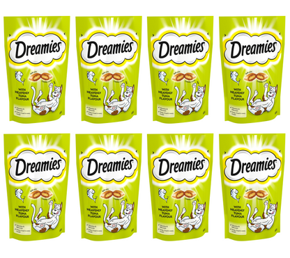 8 x Dreamies Tuna Cat Treats 60Gm