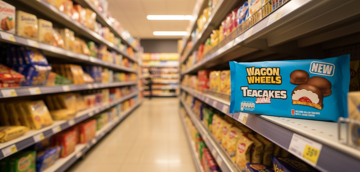 14 x Wagon Wheels Jammie Teacakes 120Gm