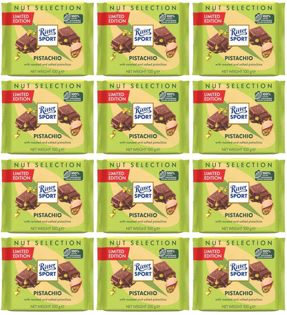 12 x Ritter Sport Pistachio - 100G