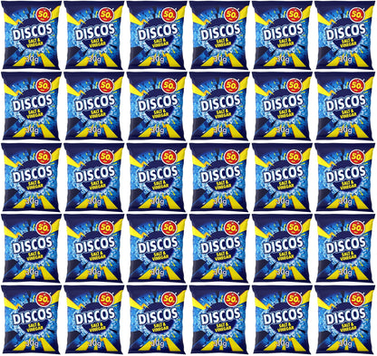 30 x Kp Discos Salt & Vinegar - 30GM
