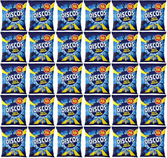 30 x Kp Discos Salt & Vinegar - 30GM