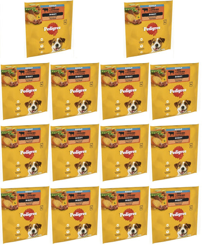 14 x Pedigree Dog Pouch Beef - 300GM