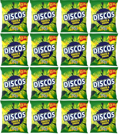 16 x Kp Discos Cheese & Onion - 70GM