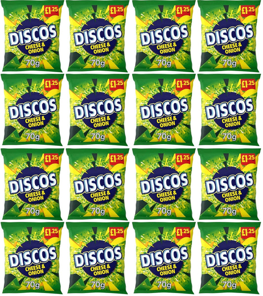 16 x Kp Discos Cheese & Onion - 70GM