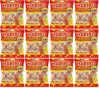12 x Haribo Happy Cola Zing - 140GM
