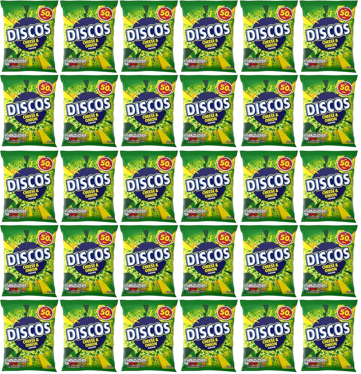 30 x Kp Discos Cheese & Onion - 30GM