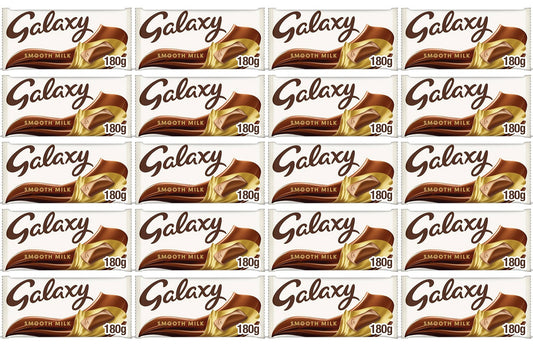 20 x Galaxy Milk Large Bar - 180GM
