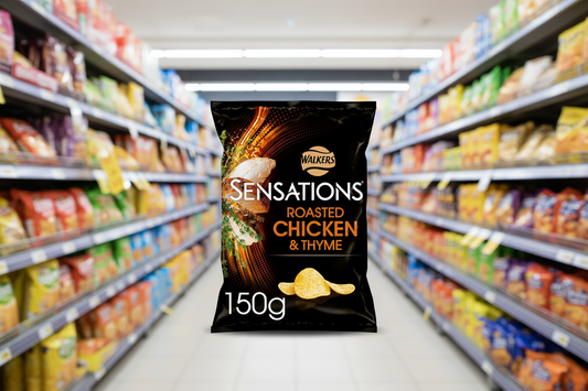 12 x Sensations Chicken & Thyme Crisps - 150GM