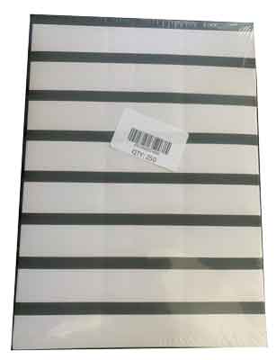 500 x Shelf Labels 21 X A4 Barcode 21