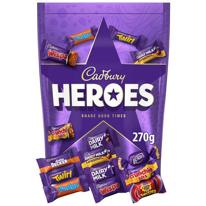 8 x Cadbury Heroes Pouch - 270GM