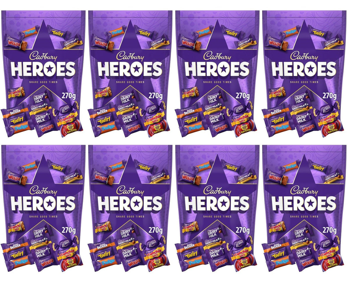 8 x Cadbury Heroes Pouch - 270GM
