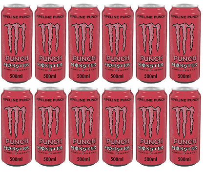 12 x Monster Energy Pipeline Punch - 500ML