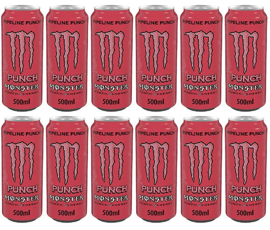 12 x Monster Energy Pipeline Punch - 500ML