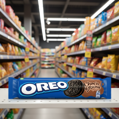 16 x Oreo Choco Brownie Sandwich Biscuits 154G