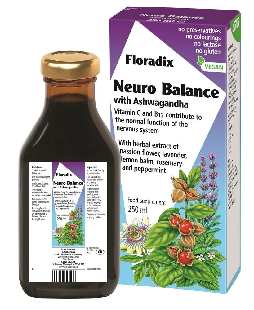 Floradix Neurobalance with Ashwagandha - 250ml