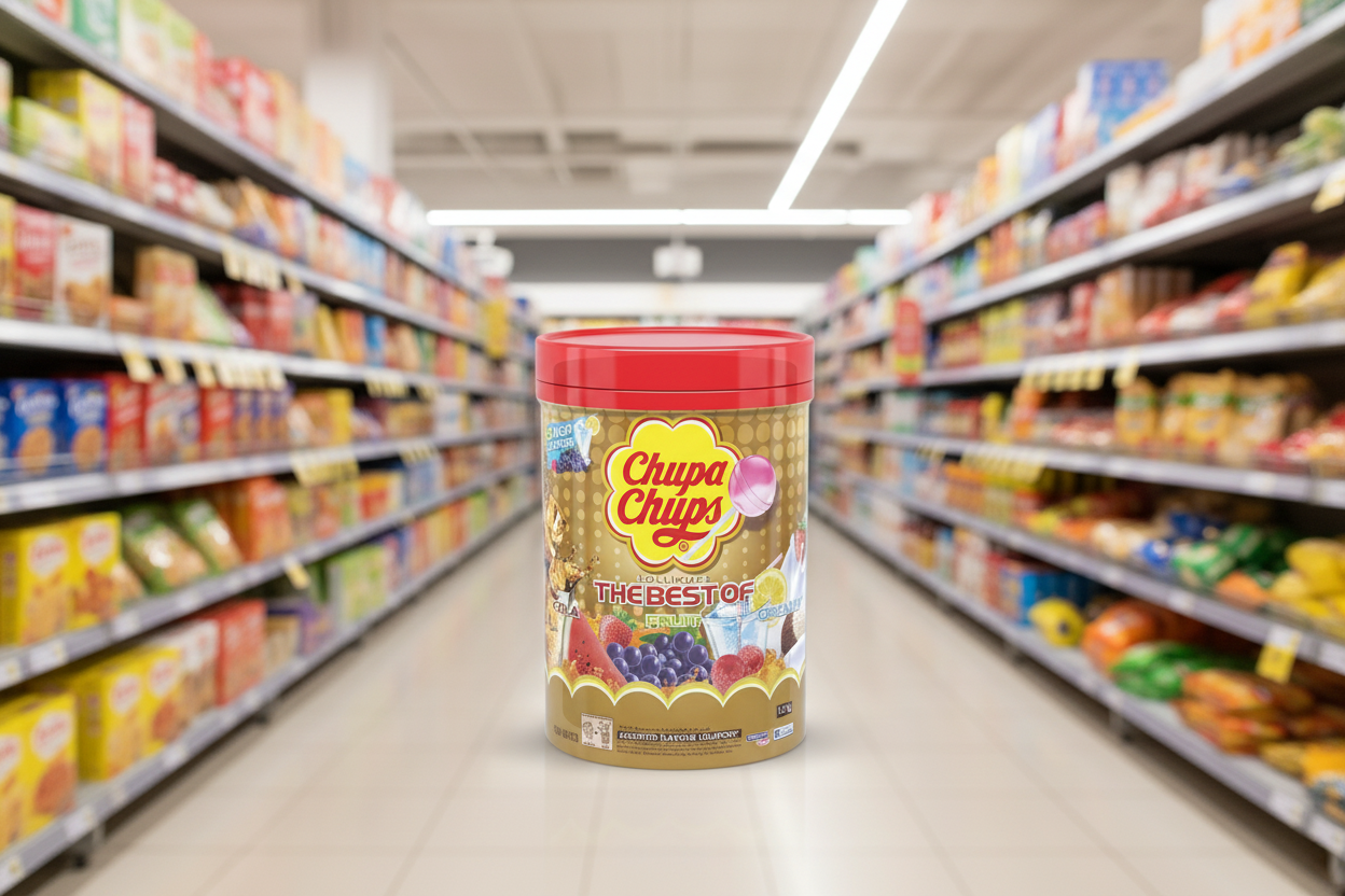 200 x Chupa Chups 50 Assorted Flavour Lollipops 600G