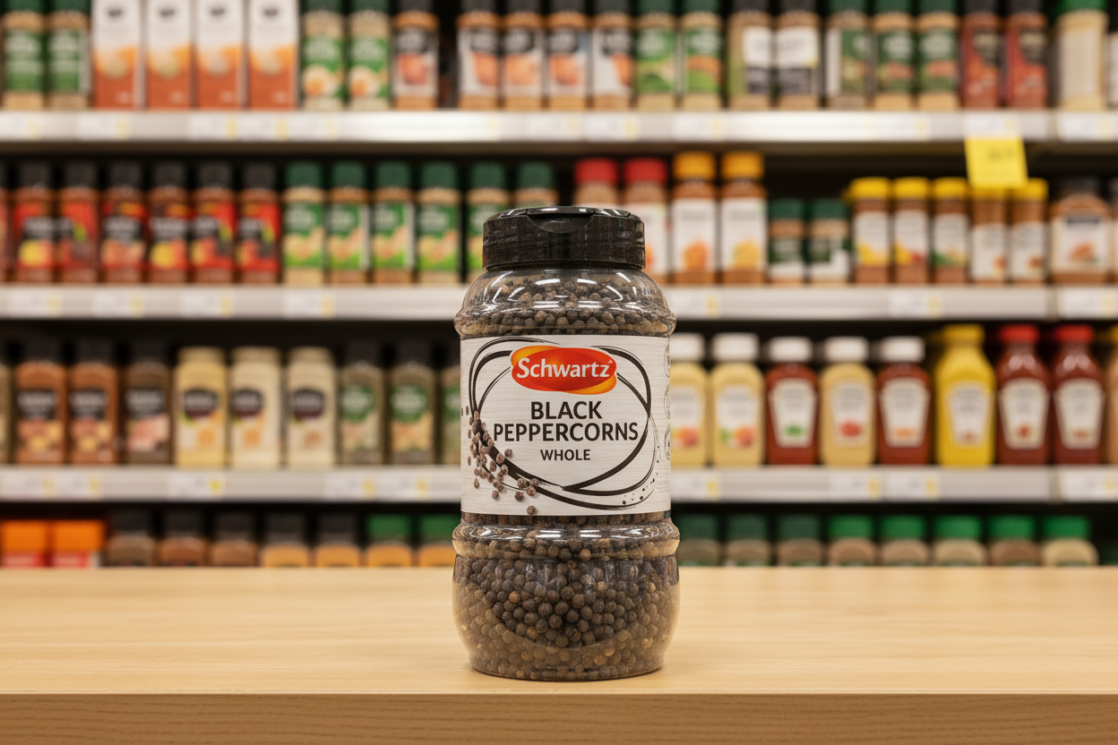 Schwartz Black Peppercorns Whole 460G