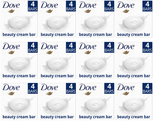 12 x Dove  Beauty Bar Original 4X 90 G