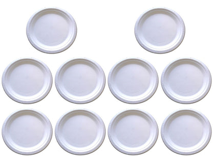 10 x Bagasse Plate Round 8.75Inch