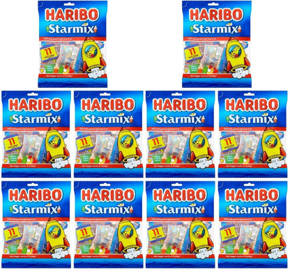 10 x Haribo Starmix Multipack Bag 176G